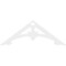 Ekena Millwork Pitch Sellek Architectural Grade PVC Gable Pediment, 60"W x 22 1/2"H x 1"P (9/12) GPP060X023X100SLK - alternate 5